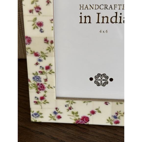 New 4x6 Vintage Inspired Floral COTTAGECORE Picture Frame - Picture 5 of 8